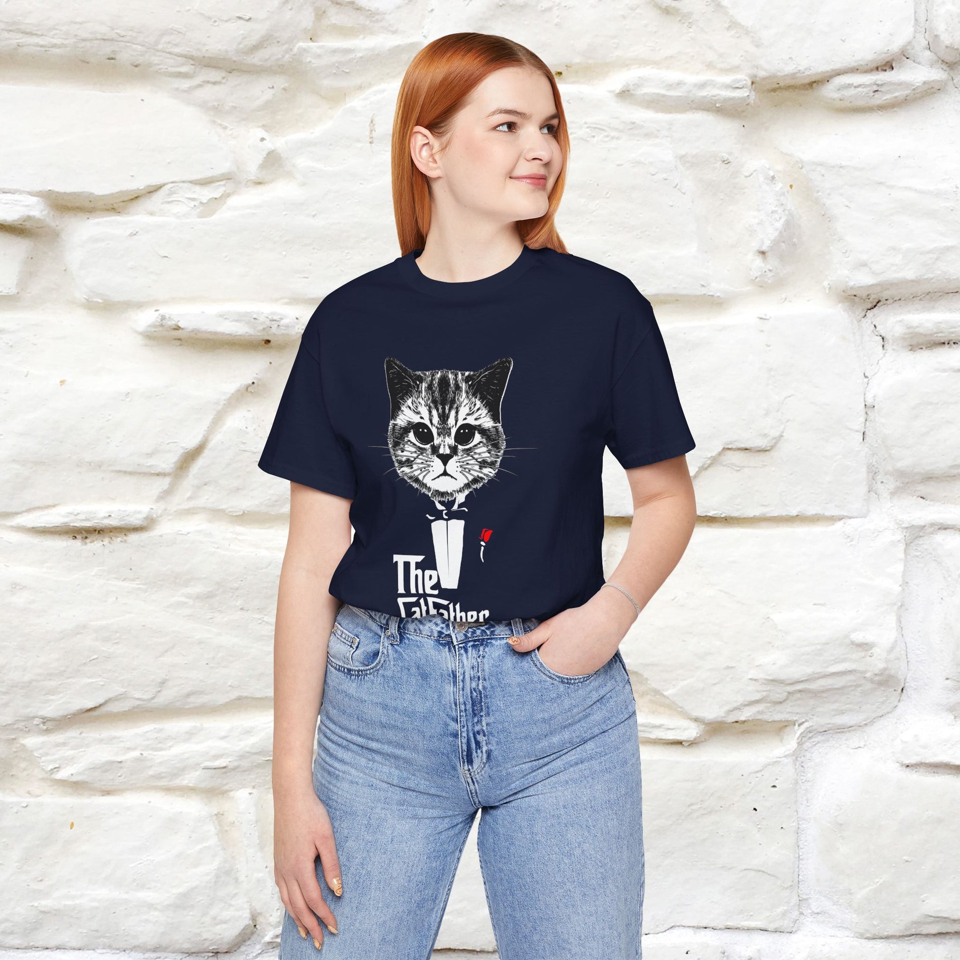 ''The Cat Father T-Shirt''| Iconic Cat Lover Tee | Nunu&Miao Studio - Nunu&Miao Studio