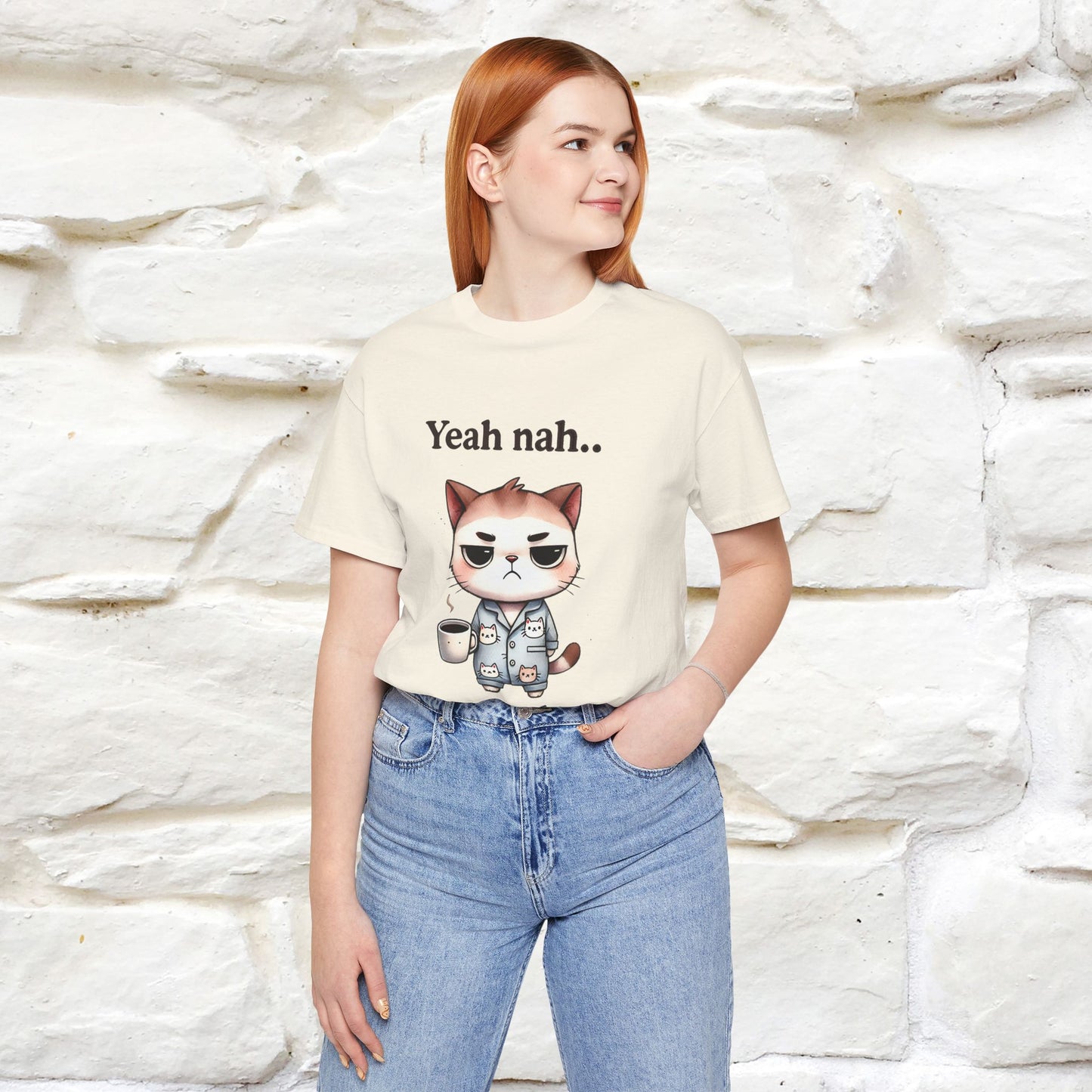"Yeah Nah ... Not Today." |Funny Cat T-Shirt | Nunu&Miao Studio
