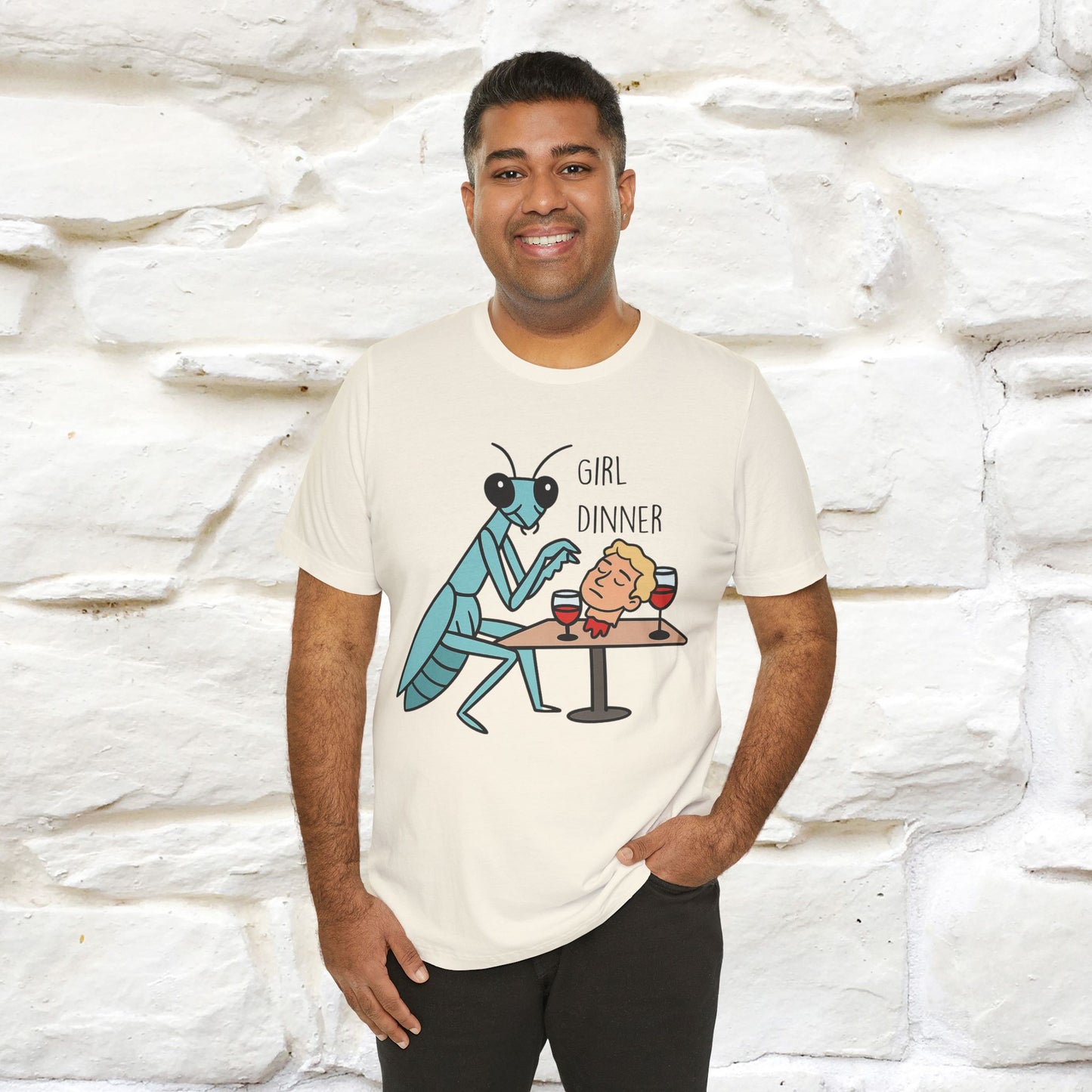 "Girl Dinner" Funny T-shirt |Nunu&Miao Studio - Nunu&Miao Studio