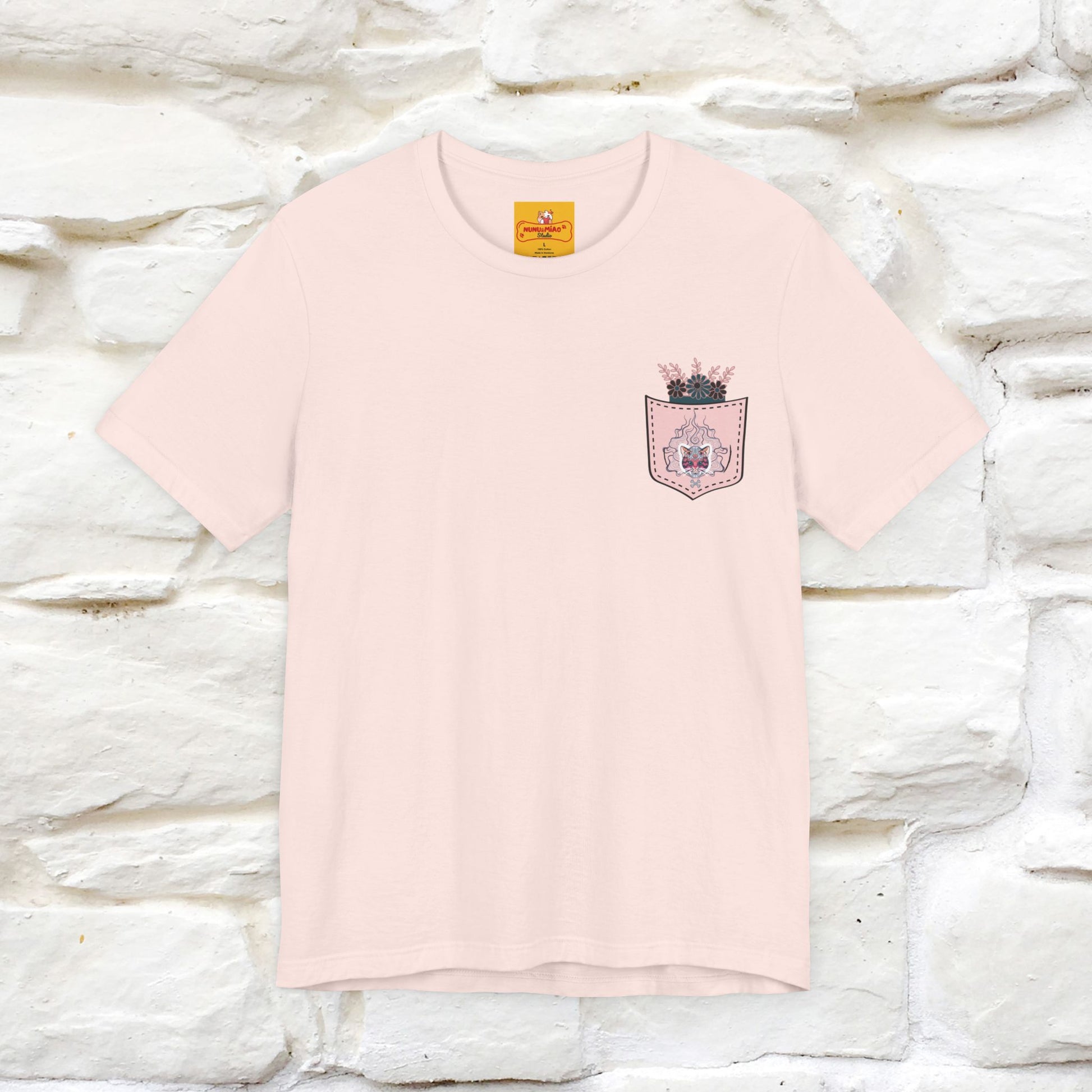 ''Air Fire Cat'' | Cat T-Shirt Front and Back Design | Nunu&Miao Studio - Nunu&Miao Studio