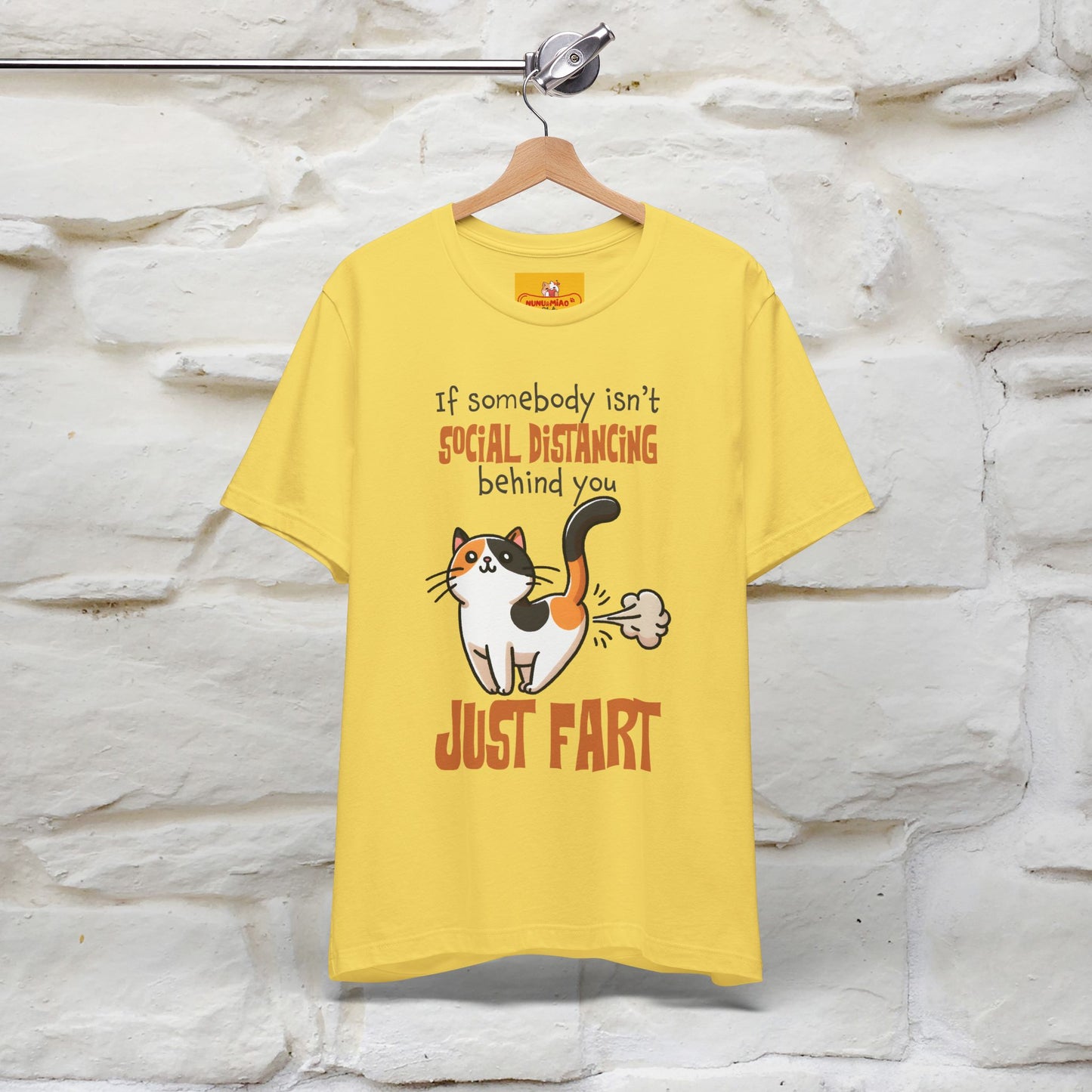 ''If Somebody Isn't Socila Distancing ...'' | Cat T-Shirt  | Nunu&Miao Studio - Nunu&Miao Studio