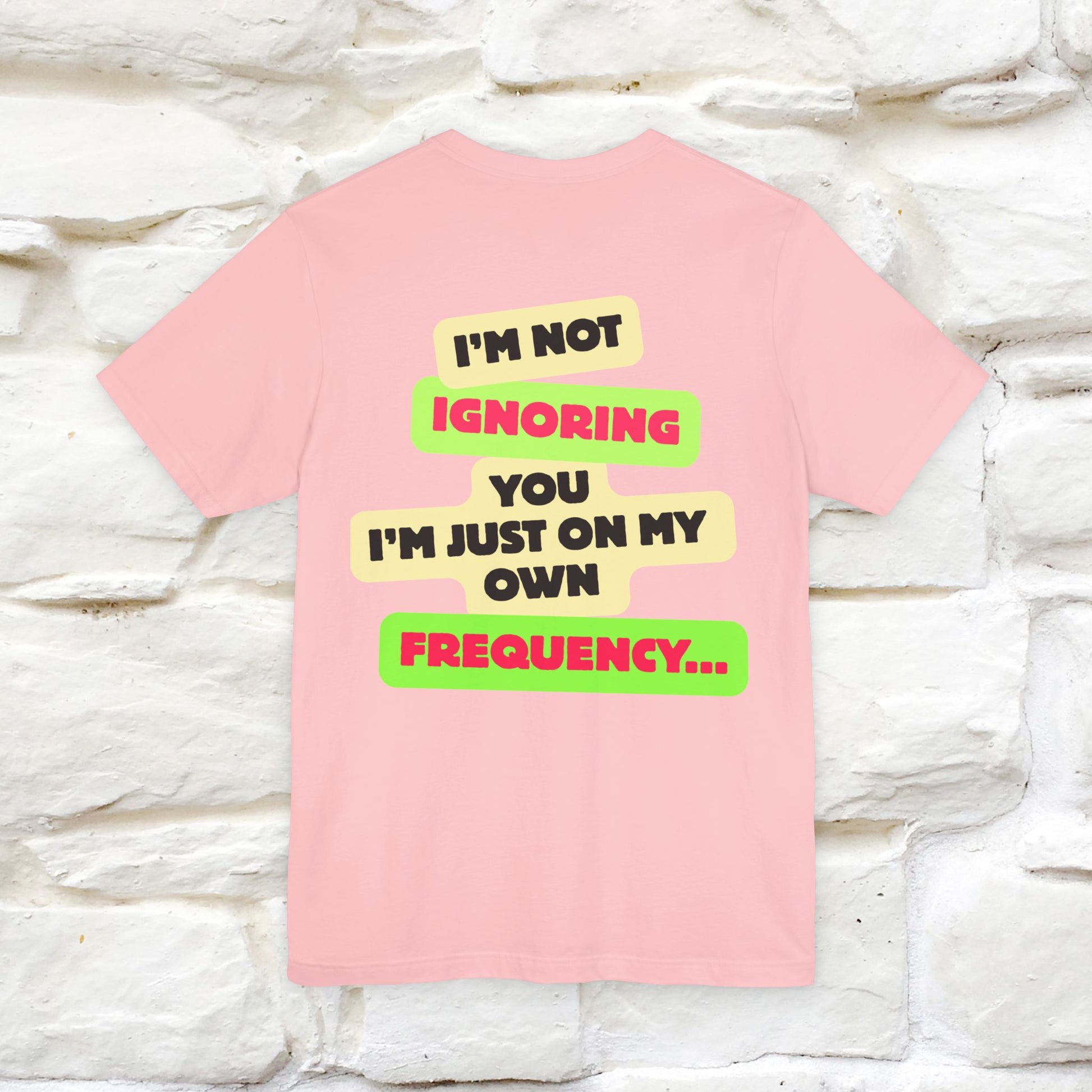 "I'm Not Ignoring You. I'm Just  .. " Cat T-Shirt | Front & Back Design | Nunu&Miao Studio - Nunu&Miao Studio