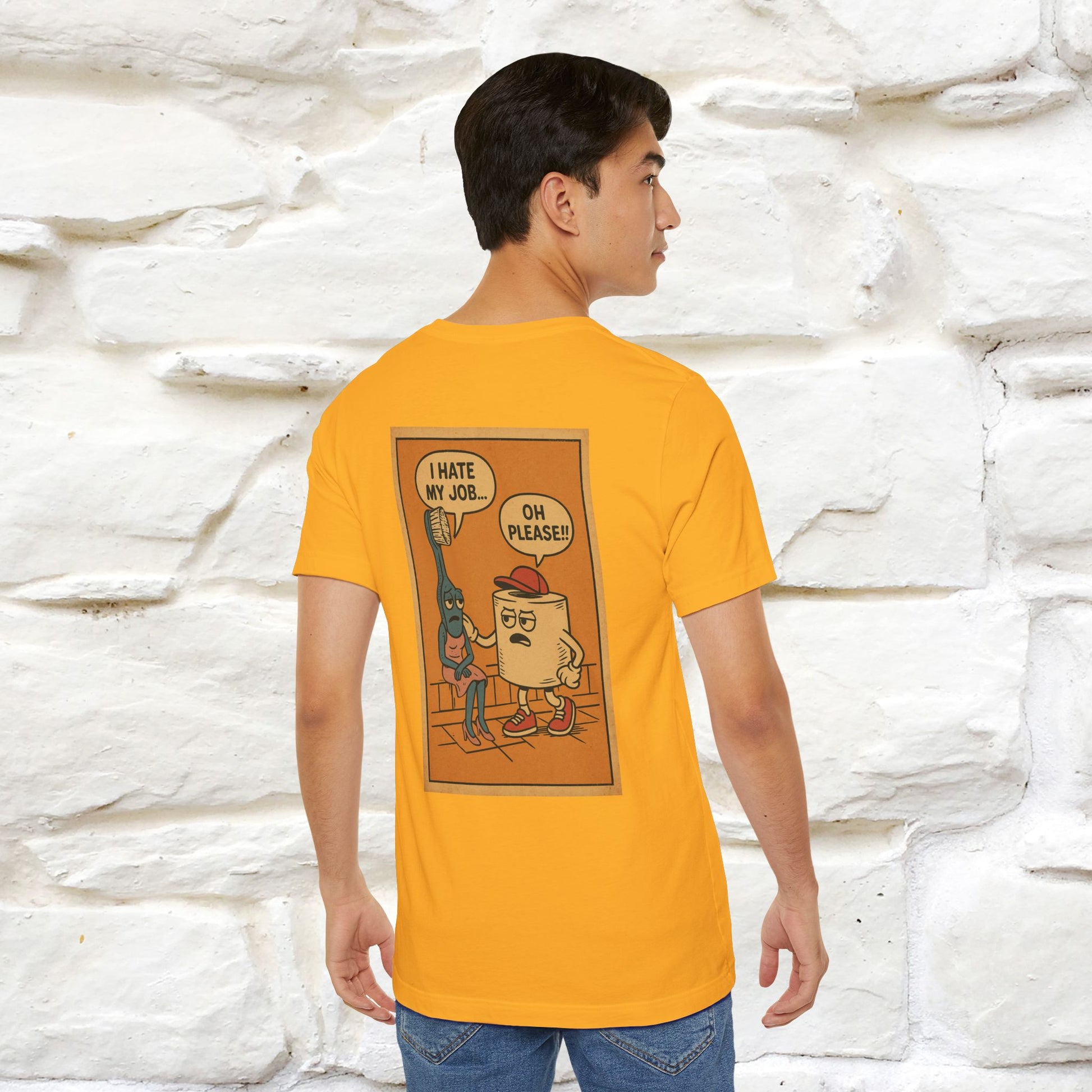 "I Hate My Job ... Oh Please" Funny Cat T-shirt |Nunu&Miao Studio - Nunu&Miao Studio