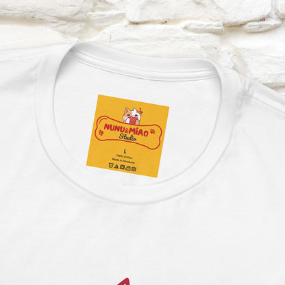 "I’m Happy, Which Often Looks Like Crazy" Cat T-Shirt| Front & Back Design | Nunu&Miao Studio - Nunu&Miao Studio