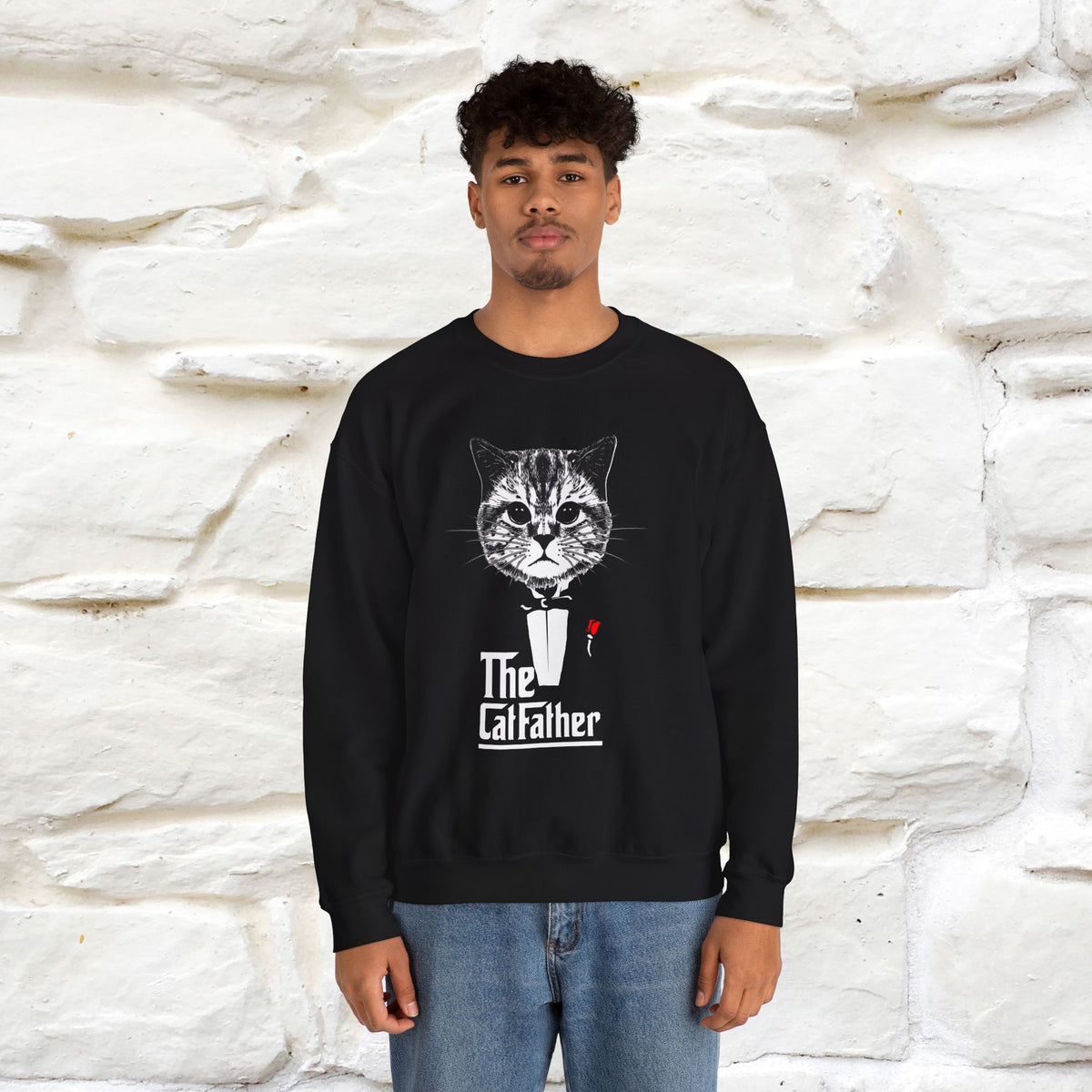 "The Catfather'' |Cat Sweatshirt | Nunu&Miao Studio