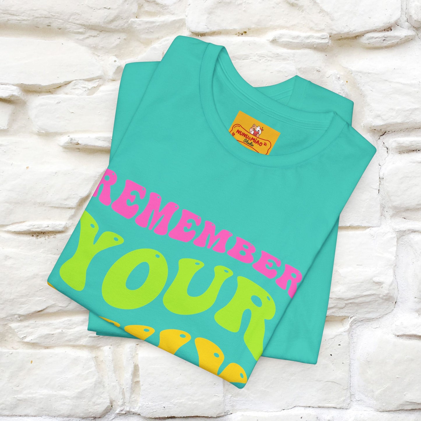 "Remember Your Why" |Cat T-Shirt | Nunu&Miao Studio - Nunu&Miao Studio