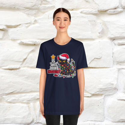 “Is This Jolly Enough?” | Cat T-Shirt | Nunu&Miao Studio