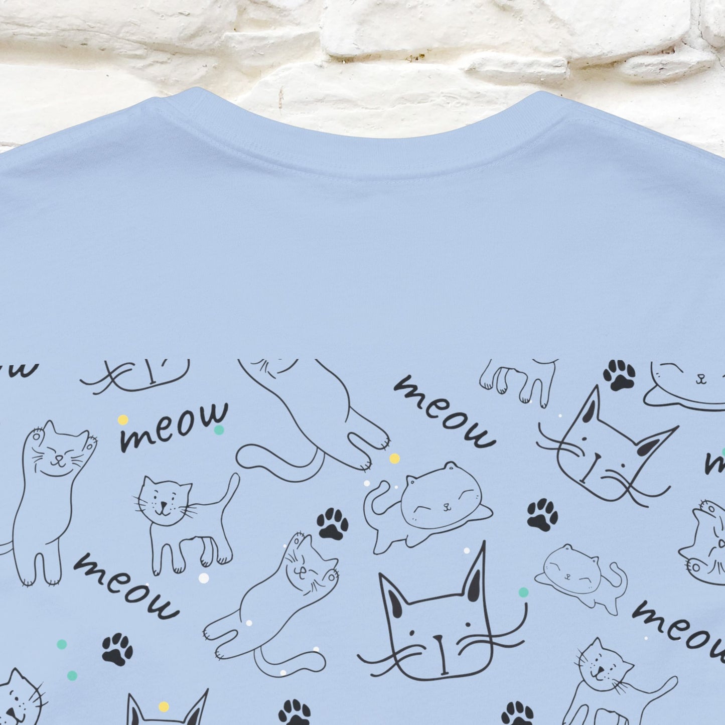 "Antidepressants" Cat T-Shirt | Front & Back Design | Nunu&Miao Studio - Nunu&Miao Studio