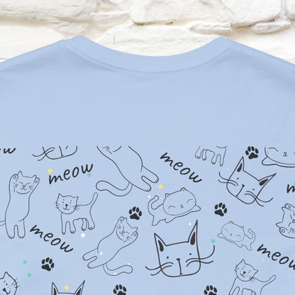 "Antidepressants" Cat T-Shirt | Front & Back Design | Nunu&Miao Studio - Nunu&Miao Studio