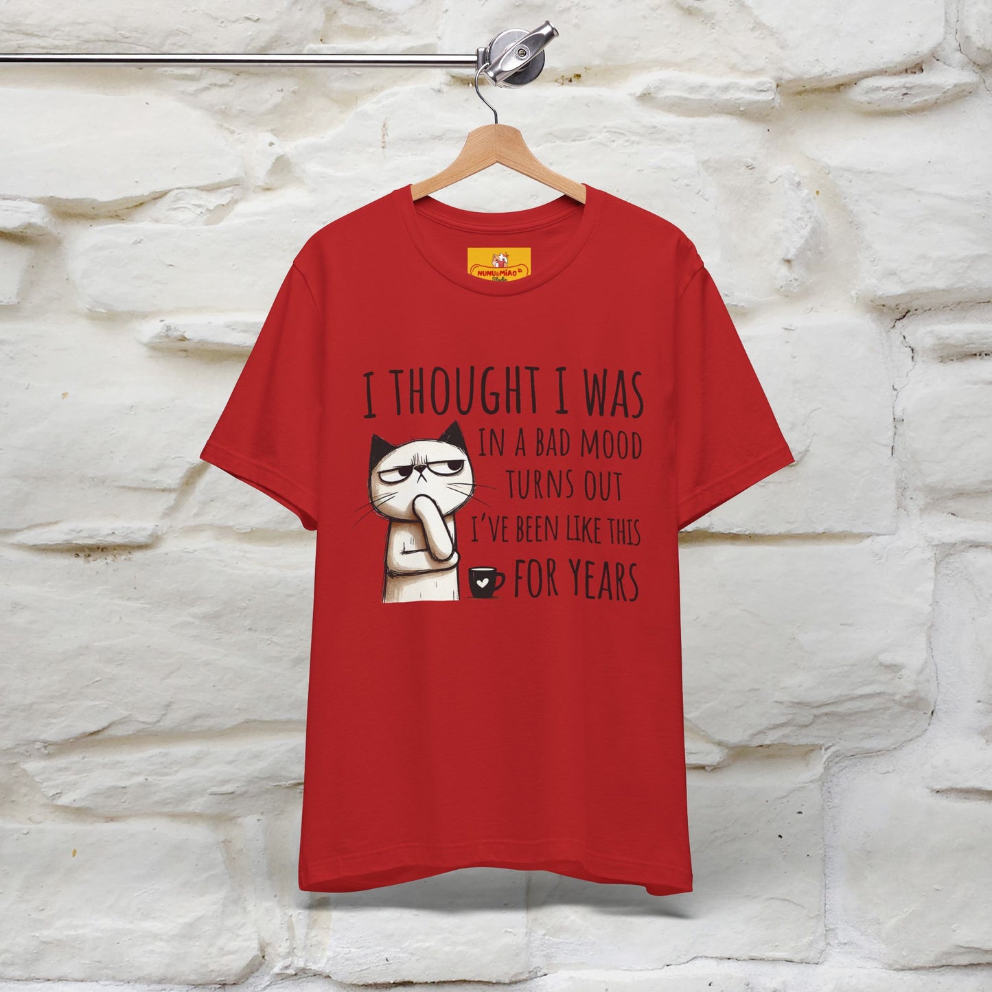 "I Thought I was In A Bad Mood.. " Cat  T-shirt |Nunu&Miao Studio - Nunu&Miao Studio