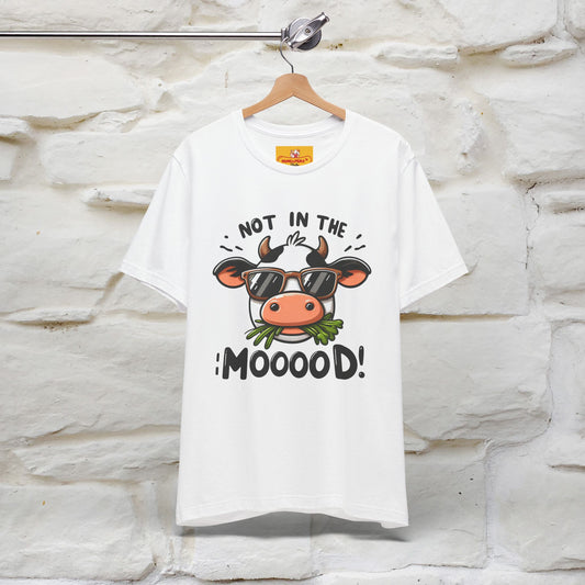Not In The Moood – Funny Cow Pun T-Shirt | Nunu & Miao Studio - Nunu&Miao Studio