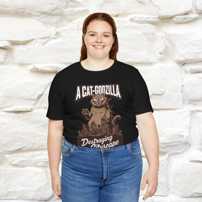 ''A Cat-Godzilla ''| CatT-Shirt | Nunu&Miao Studio - Nunu&Miao Studio