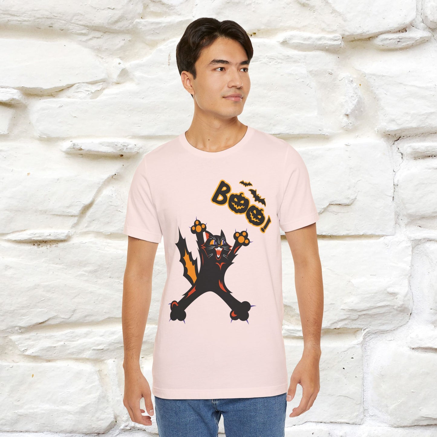 "Boo" Cat  T-shirt |Nunu&Miao Studio - Nunu&Miao Studio