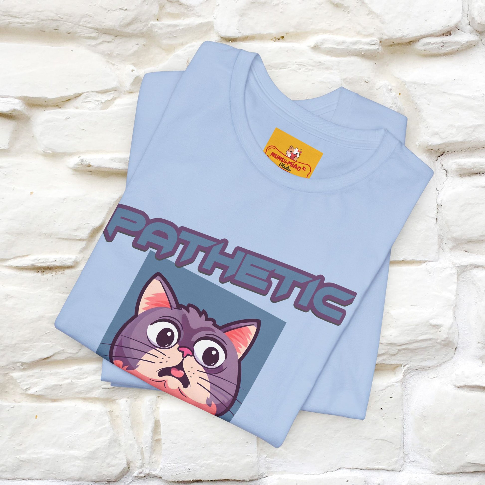 ''Pathetic Human'' | Funny Cat T-Shirt | Nunu&Miao Studio - Nunu&Miao Studio