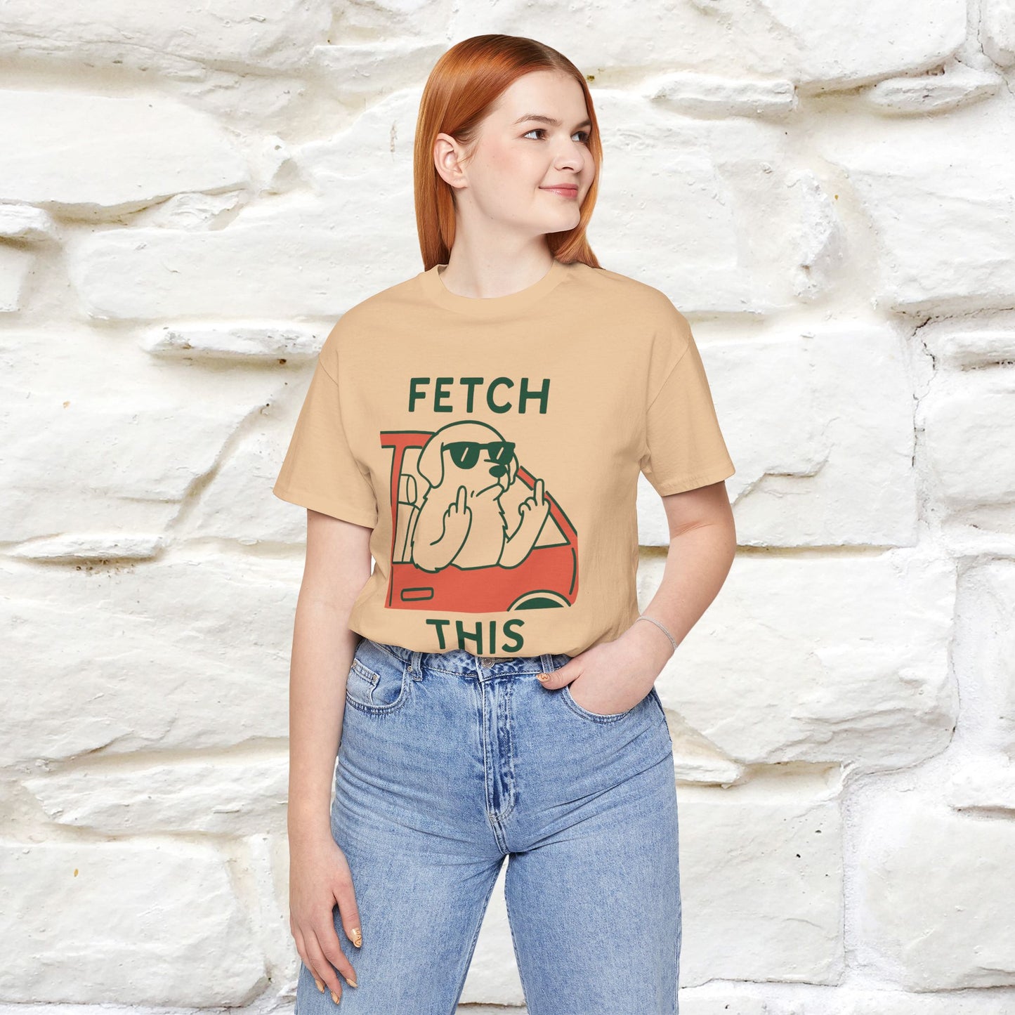 "Fetch This" Funny Dog T-shirt |Nunu&Miao Studio - Nunu&Miao Studio