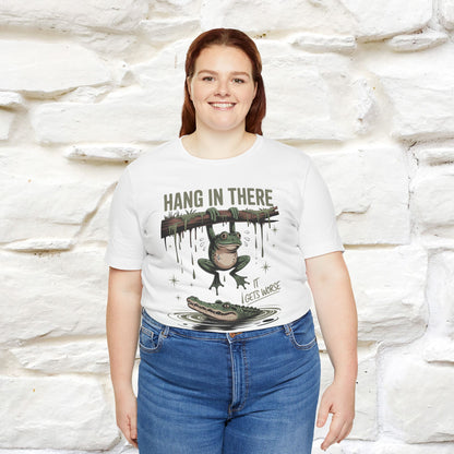 "Hang In There" Funny T-shirt |Nunu&Miao Studio - Nunu&Miao Studio
