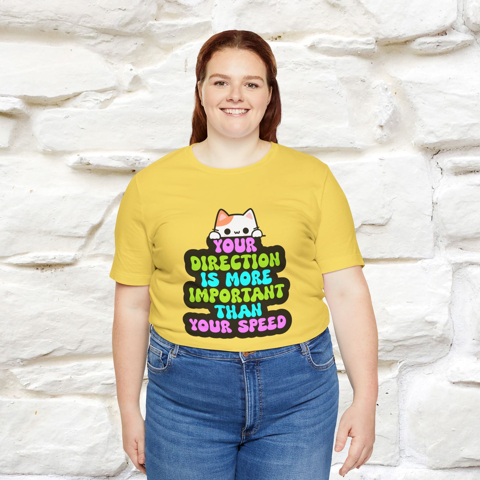 "Your Direction Is More ..." |  Cat T-shirt | Nunu&Miao Studio - Nunu&Miao Studio