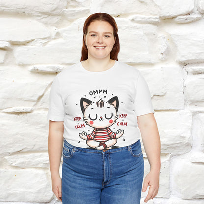 Ommm, Keep Calm | Relaxed Cat Shirt for Men & Women | 100% Cotton* - Nunu&Miao Studio