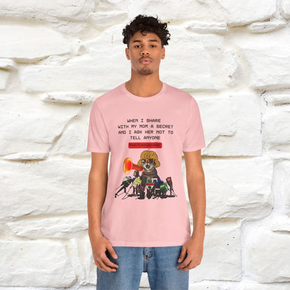 "When I Share  With My Mom a Secret" Cat T-Shirt | Nunu&Miao Studio