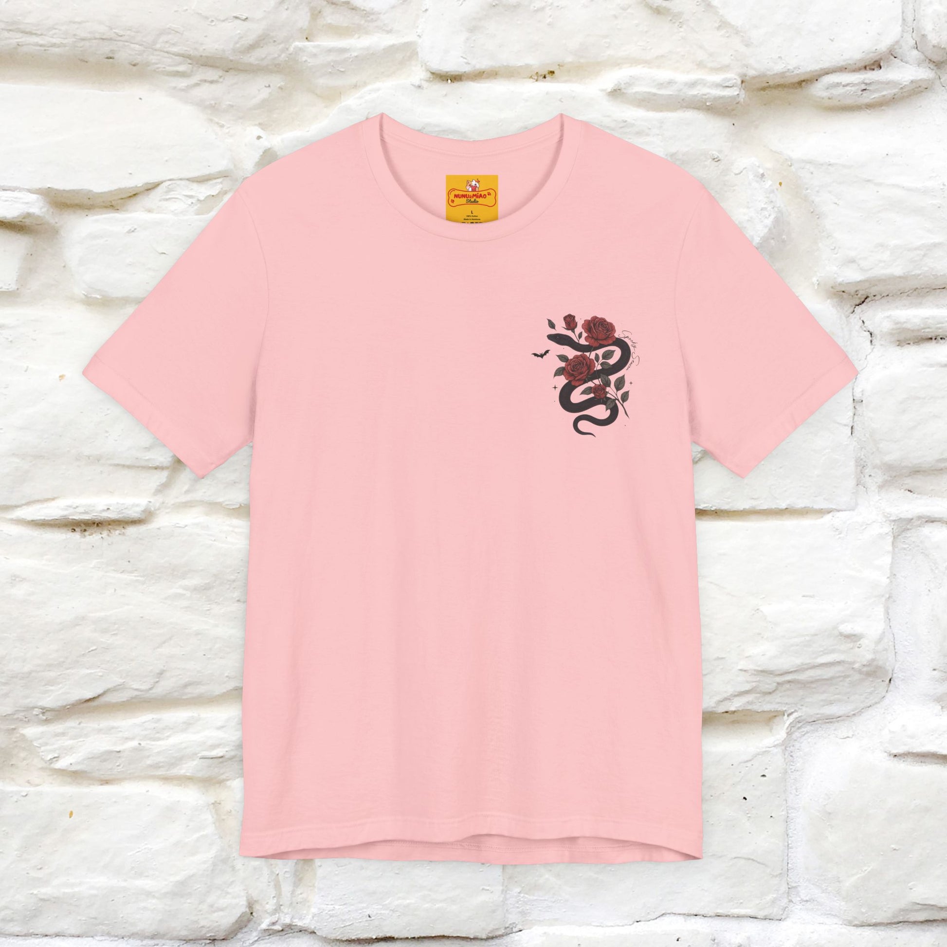 "The Rose and The Snake " Halloween T-shirt |Nunu&Miao Studio - Nunu&Miao Studio
