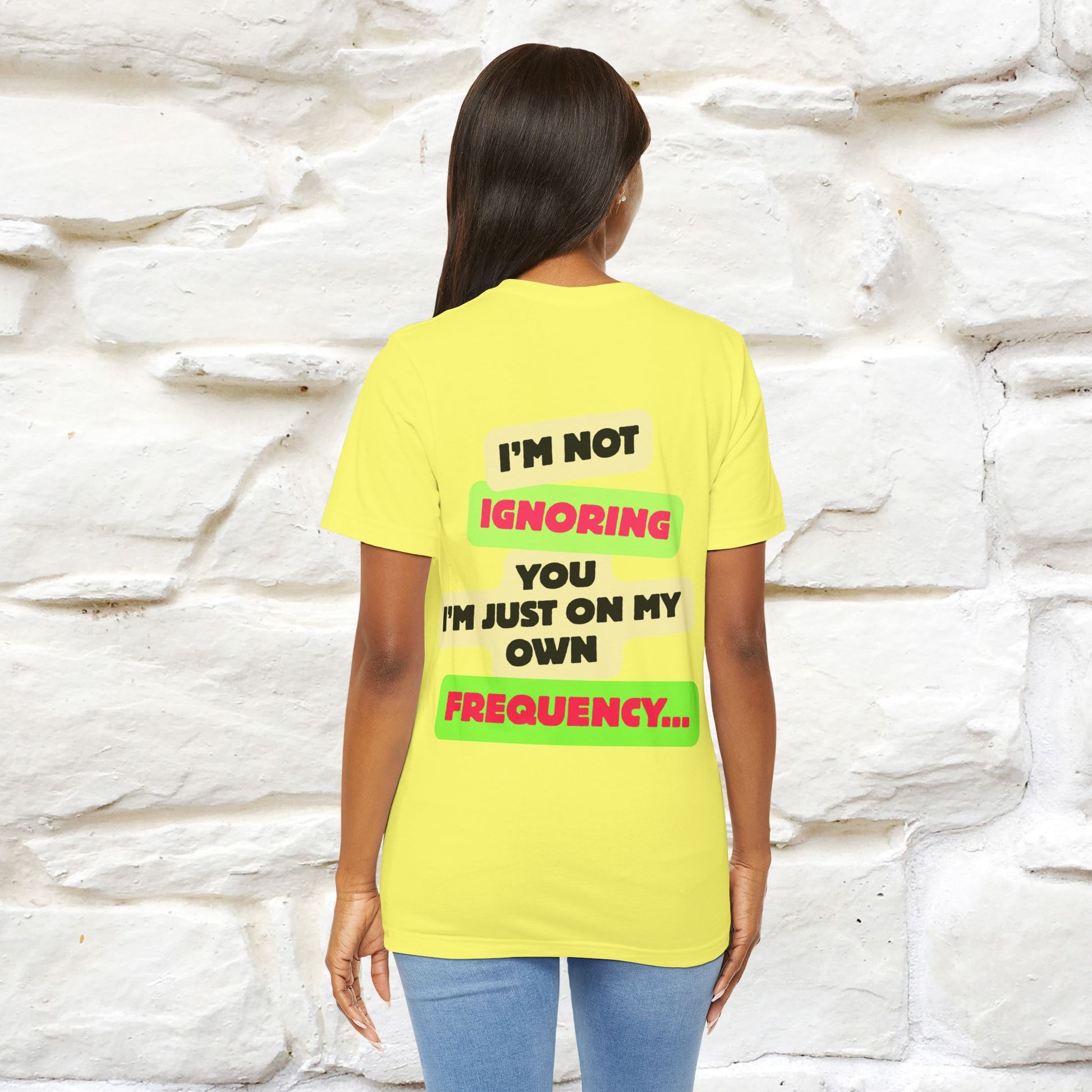 "I'm Not Ignoring You. I'm Just  .. " Cat T-Shirt | Front & Back Design | Nunu&Miao Studio - Nunu&Miao Studio