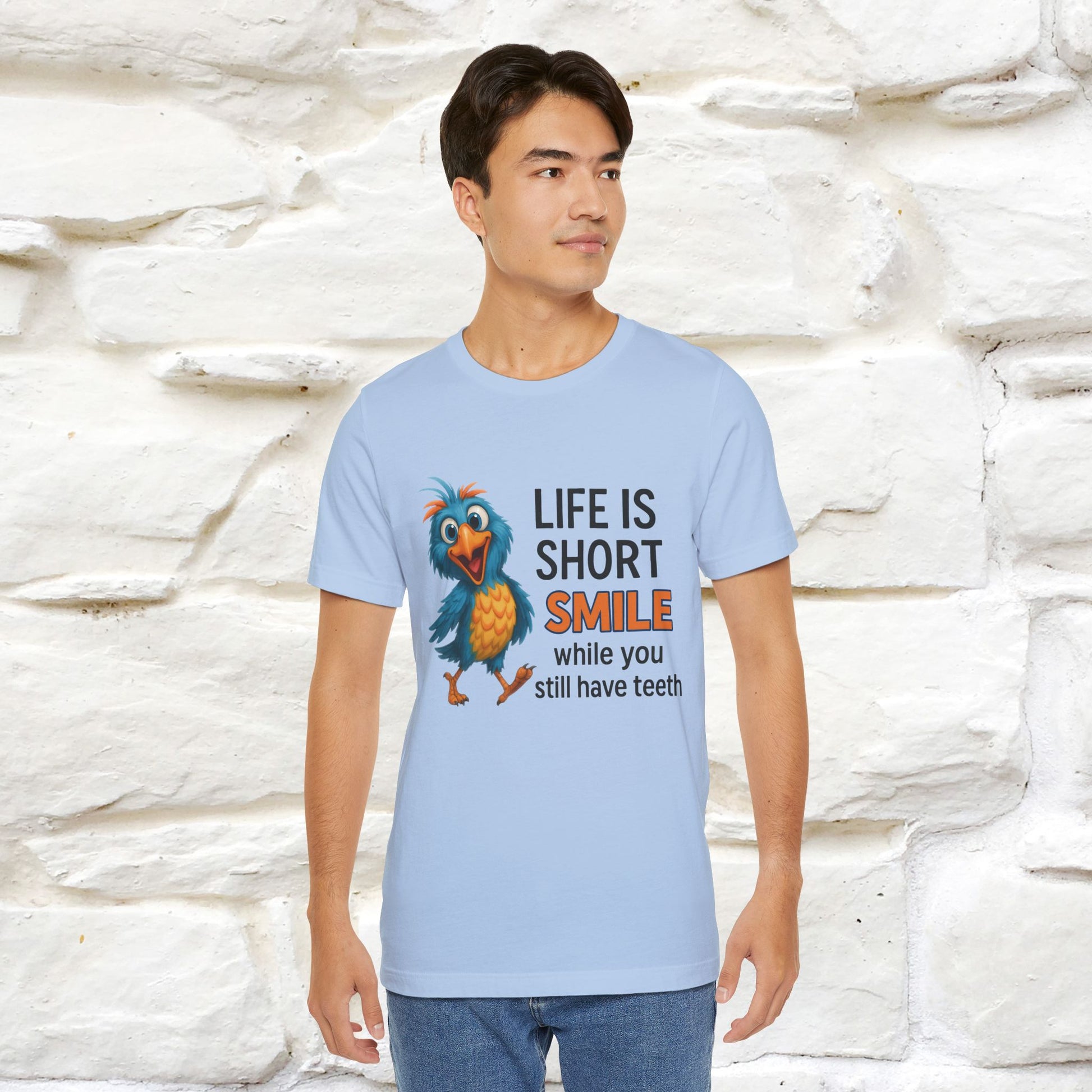 "Life Is Short Smile While ..." |Funny T-Shirt | Nunu&Miao Studio - Nunu&Miao Studio