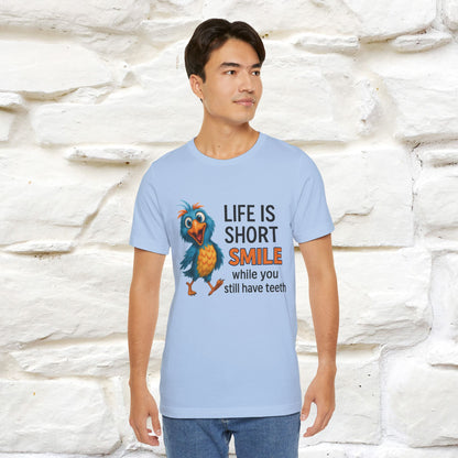 "Life Is Short Smile While ..." |Funny T-Shirt | Nunu&Miao Studio - Nunu&Miao Studio