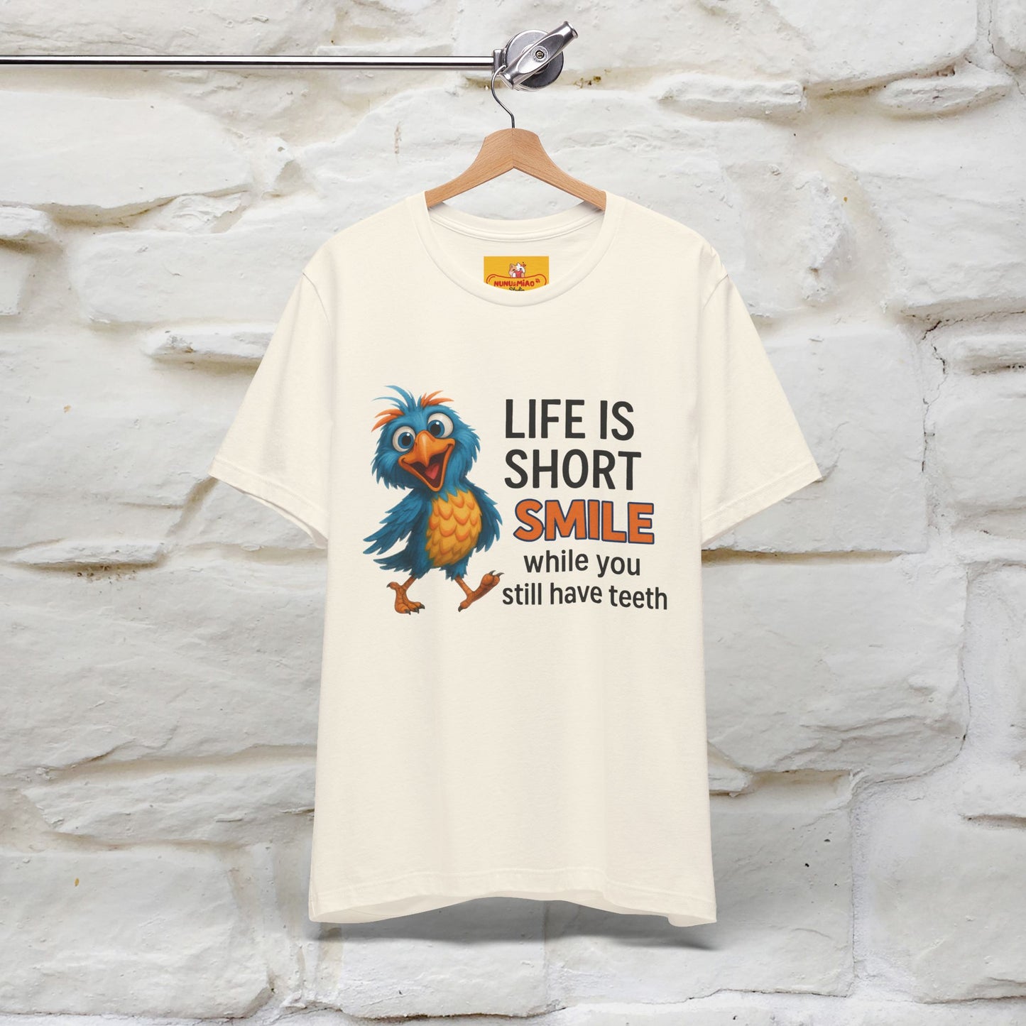 "Life Is Short Smile While ..." |Funny T-Shirt | Nunu&Miao Studio - Nunu&Miao Studio