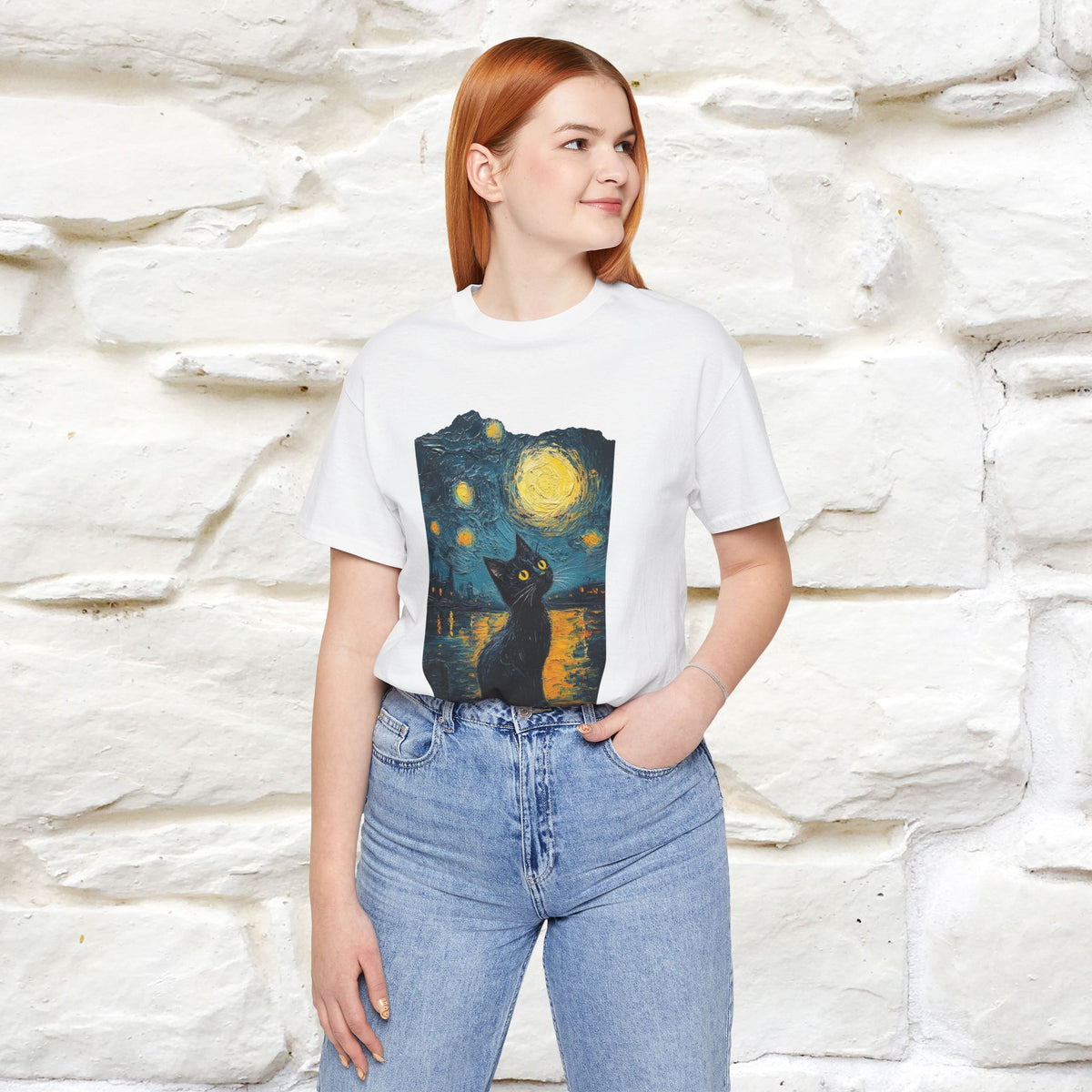 “Miaoolight.” | Cat T-Shirt | Front & Back Design | Nunu&Miao Studio