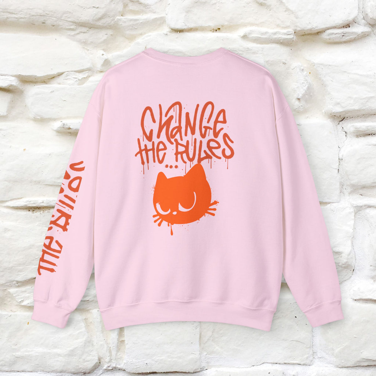 "Change The Rules'' |Cat Sweatshirt | Nunu&Miao Studio