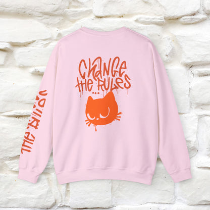 "Change The Rules'' |Cat Sweatshirt | Nunu&Miao Studio