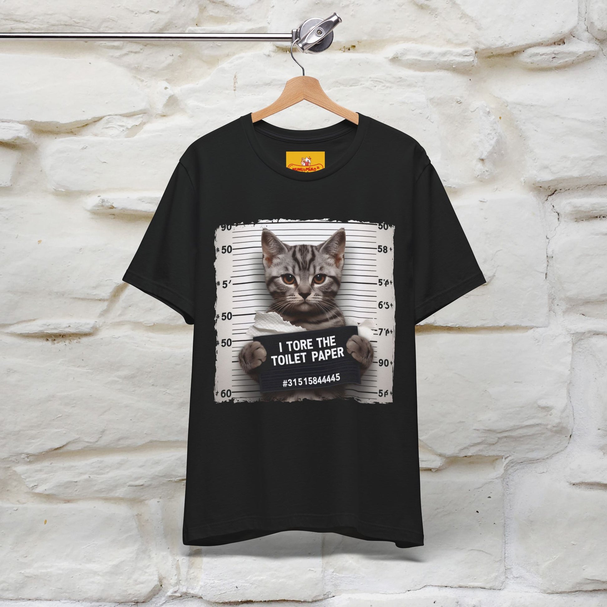 ''I Tore The Toilet Paper'' | Funny Cat T-Shirt | Nunu&Miao Studio - Nunu&Miao Studio