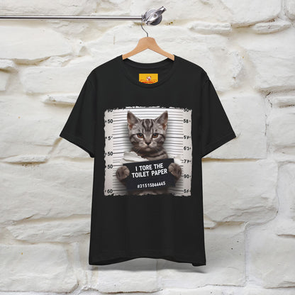 ''I Tore The Toilet Paper'' | Funny Cat T-Shirt | Nunu&Miao Studio - Nunu&Miao Studio