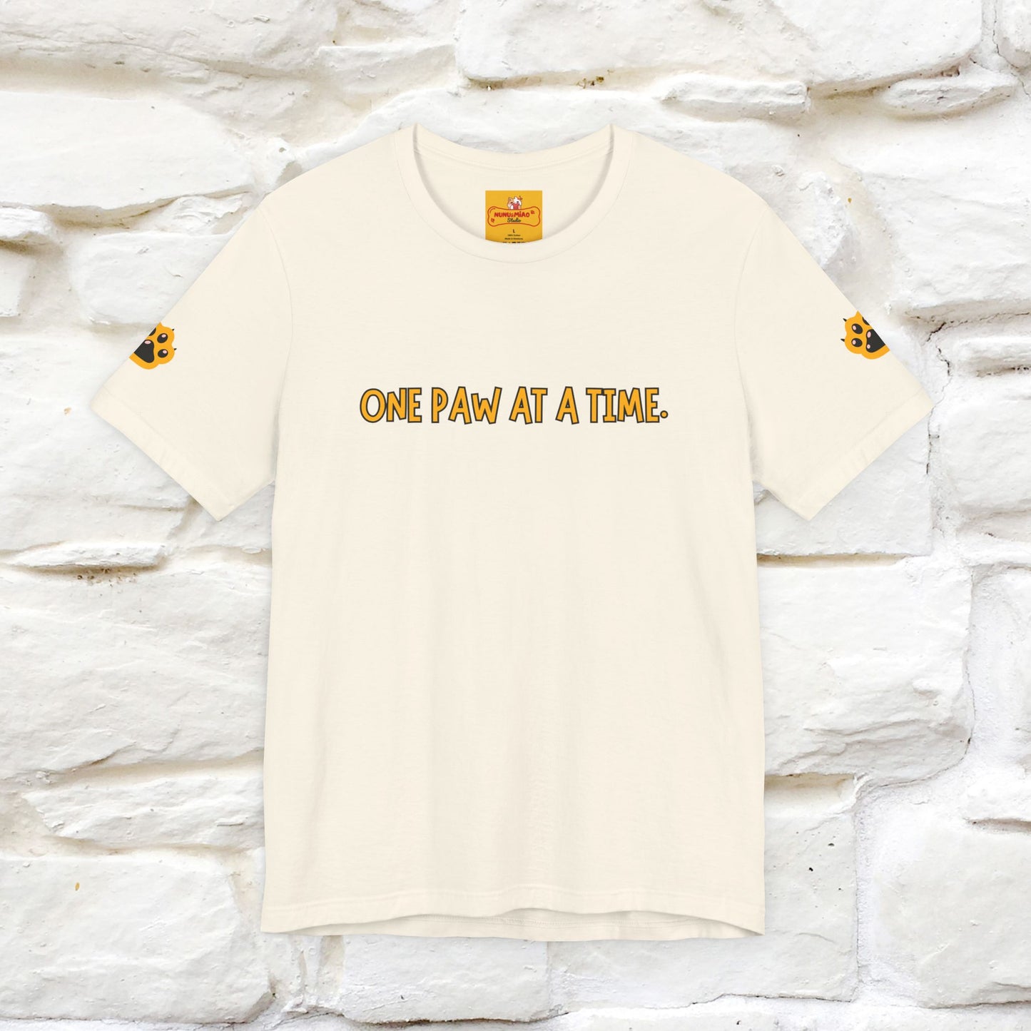 "Life Is A Journey'' Cat T-Shirt | Front & Back Design | Nunu&Miao Studio - Nunu&Miao Studio