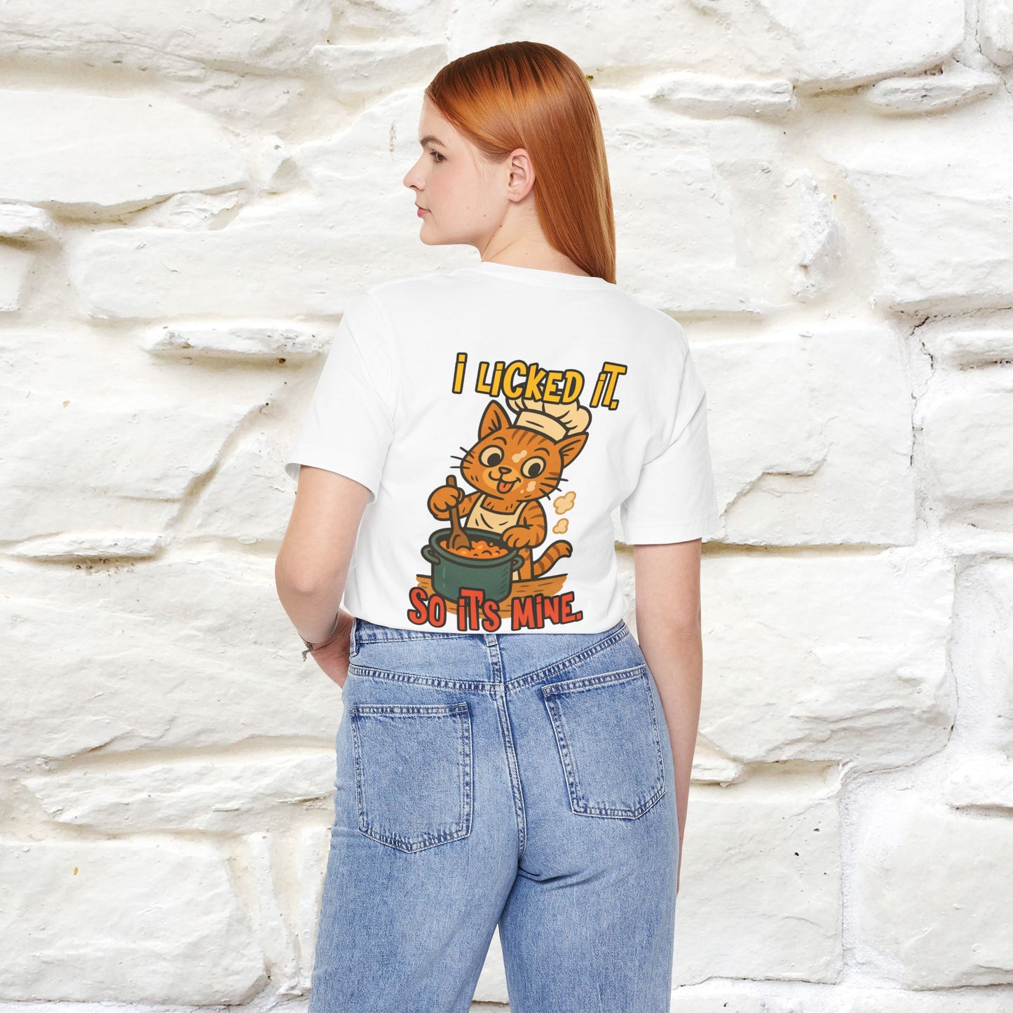 "I Licked It. It's Mine  " |Cat T-Shirt | Nunu&Miao Studio - Nunu&Miao Studio