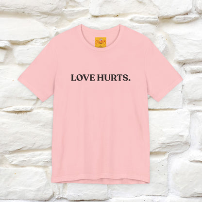 “Love Hurts"  Funny Cat T-Shirt | Front & Back Design | Nunu&Miao Studio