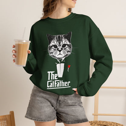 "The Catfather'' |Cat Sweatshirt | Nunu&Miao Studio