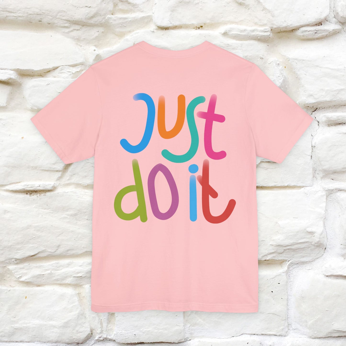 "Yes, Just Do It" Cat T-Shirt| Front & Back Design | Nunu&Miao Studio - Nunu&Miao Studio