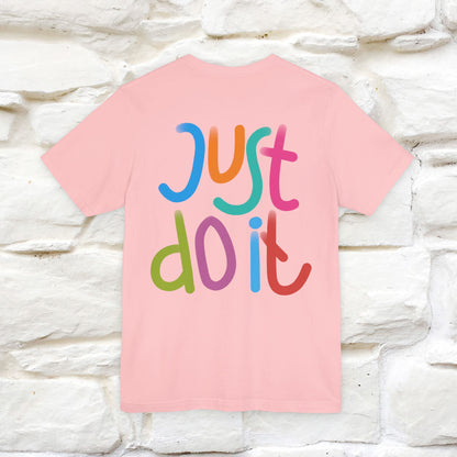 "Yes, Just Do It" Cat T-Shirt| Front & Back Design | Nunu&Miao Studio - Nunu&Miao Studio