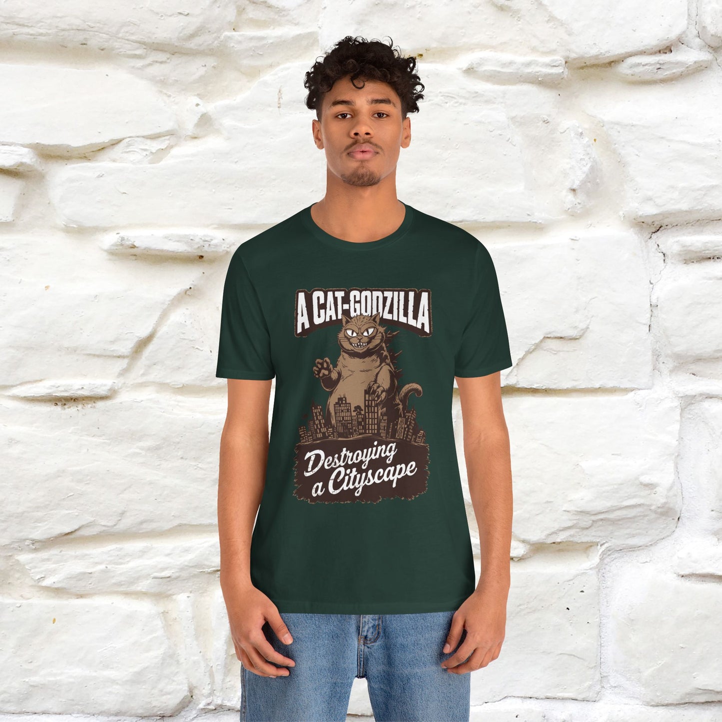 ''A Cat-Godzilla ''| CatT-Shirt | Nunu&Miao Studio - Nunu&Miao Studio
