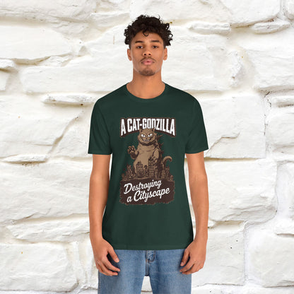 ''A Cat-Godzilla ''| CatT-Shirt | Nunu&Miao Studio - Nunu&Miao Studio