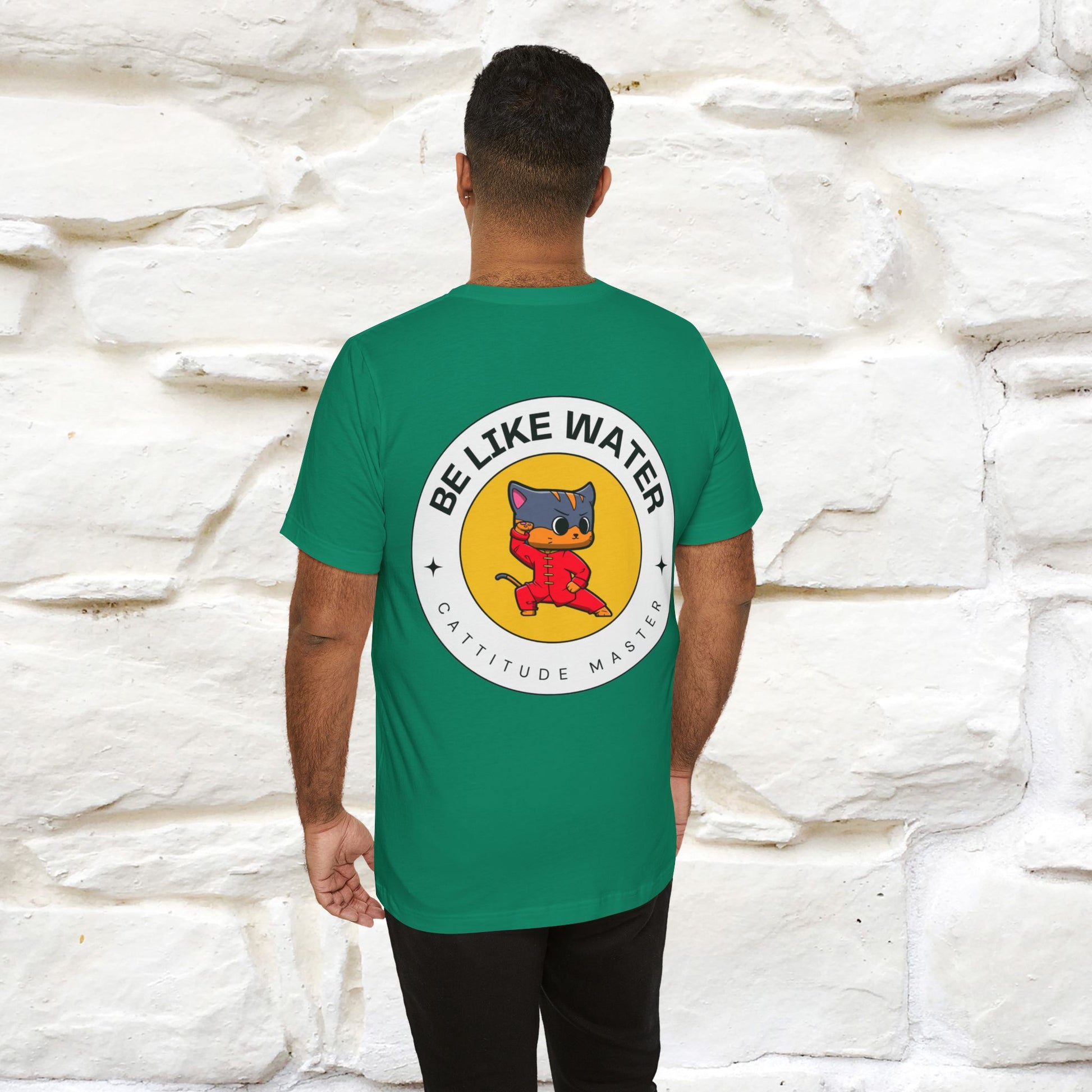 "Be Like Water: Cattitude Master | Cat T-Shirt |Nunu&Miao Studio - Nunu&Miao Studio