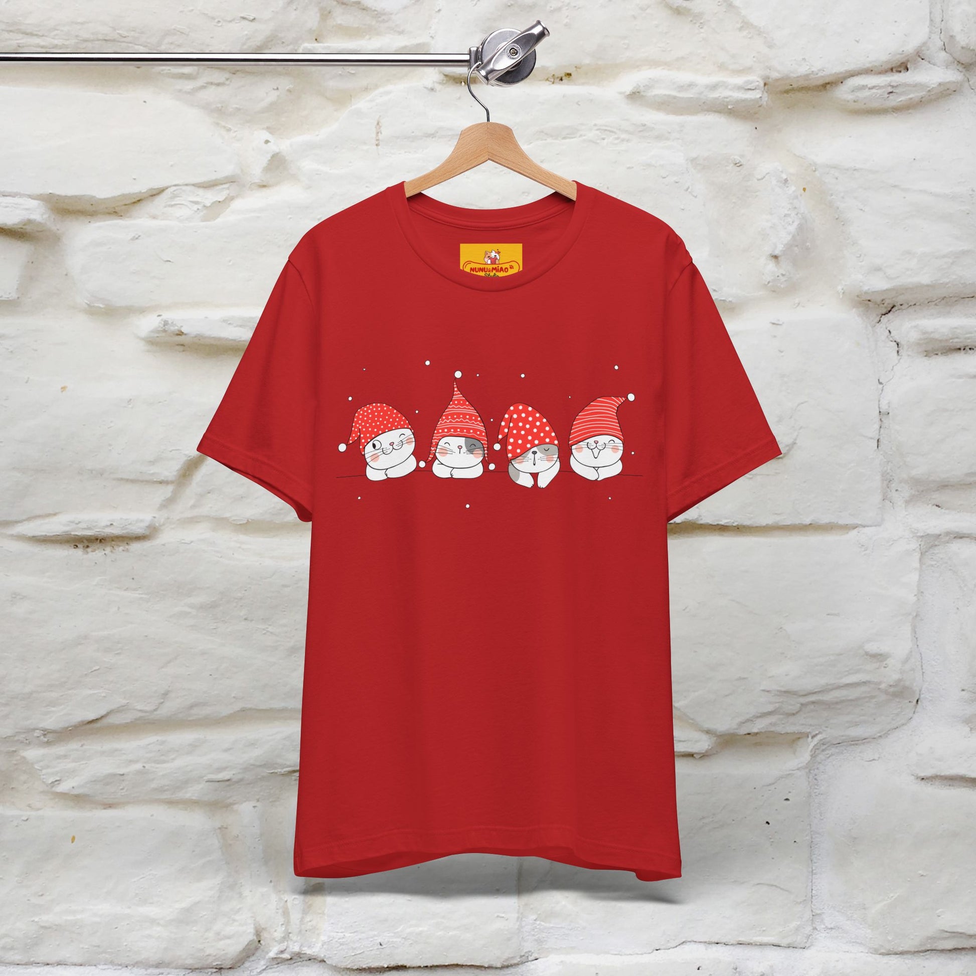 ''Christmas Cute'' |Cats T-shirt | Nunu&Miao Studio - Nunu&Miao Studio