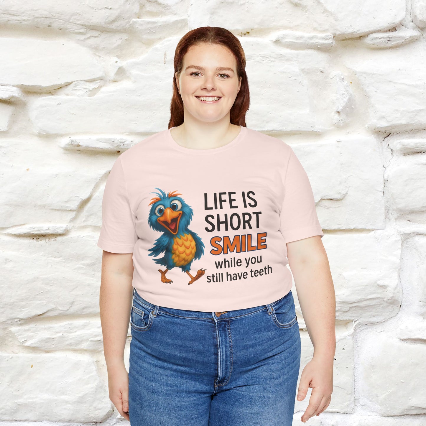 "Life Is Short Smile While ..." |Funny T-Shirt | Nunu&Miao Studio - Nunu&Miao Studio