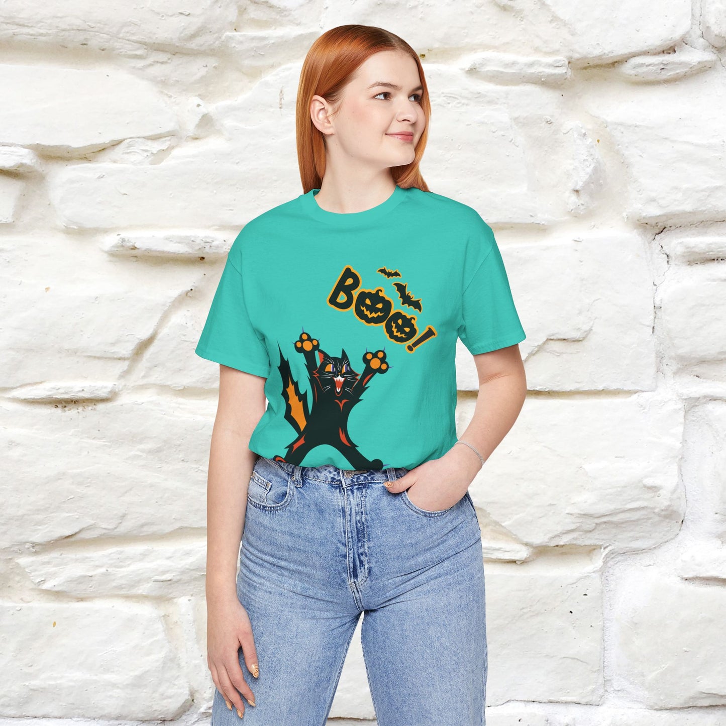 "Boo" Cat  T-shirt |Nunu&Miao Studio - Nunu&Miao Studio