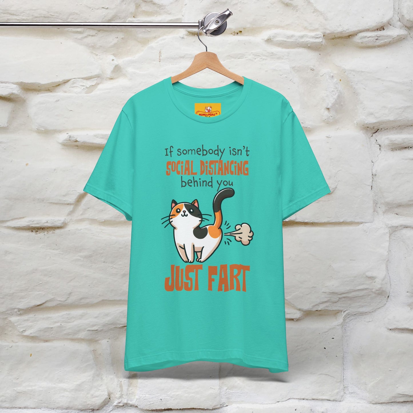 ''If Somebody Isn't Socila Distancing ...'' | Cat T-Shirt  | Nunu&Miao Studio - Nunu&Miao Studio