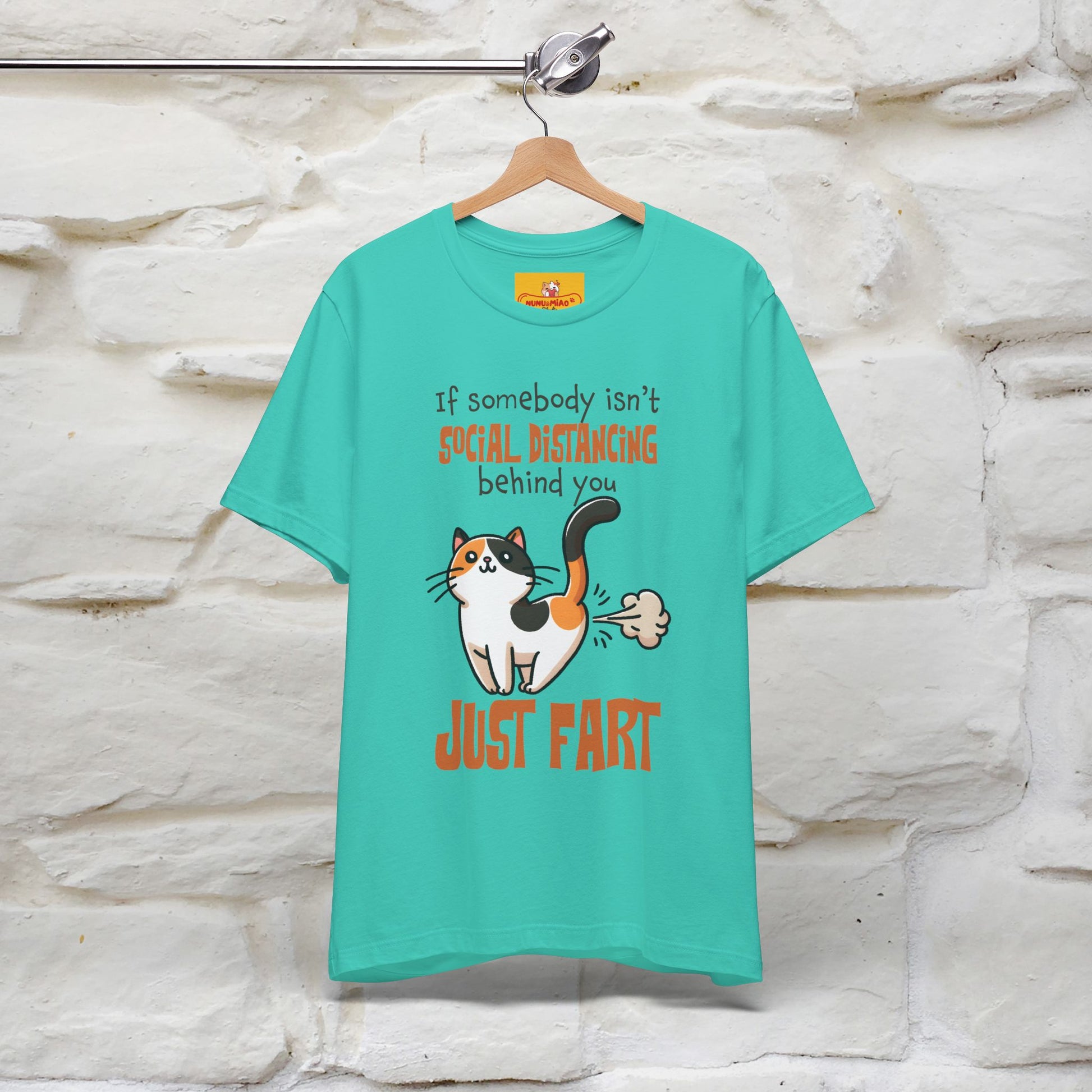 ''If Somebody Isn't Socila Distancing ...'' | Cat T-Shirt  | Nunu&Miao Studio - Nunu&Miao Studio