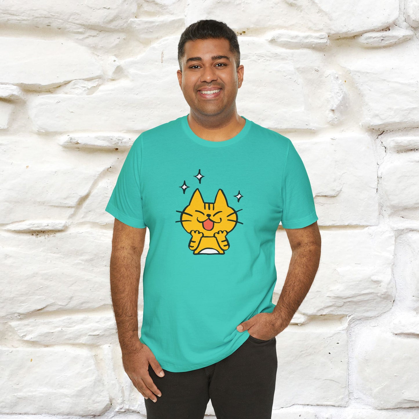 ""It's A Good Day" Cat T-Shirt| Front & Back Design | Nunu&Miao Studio - Nunu&Miao Studio