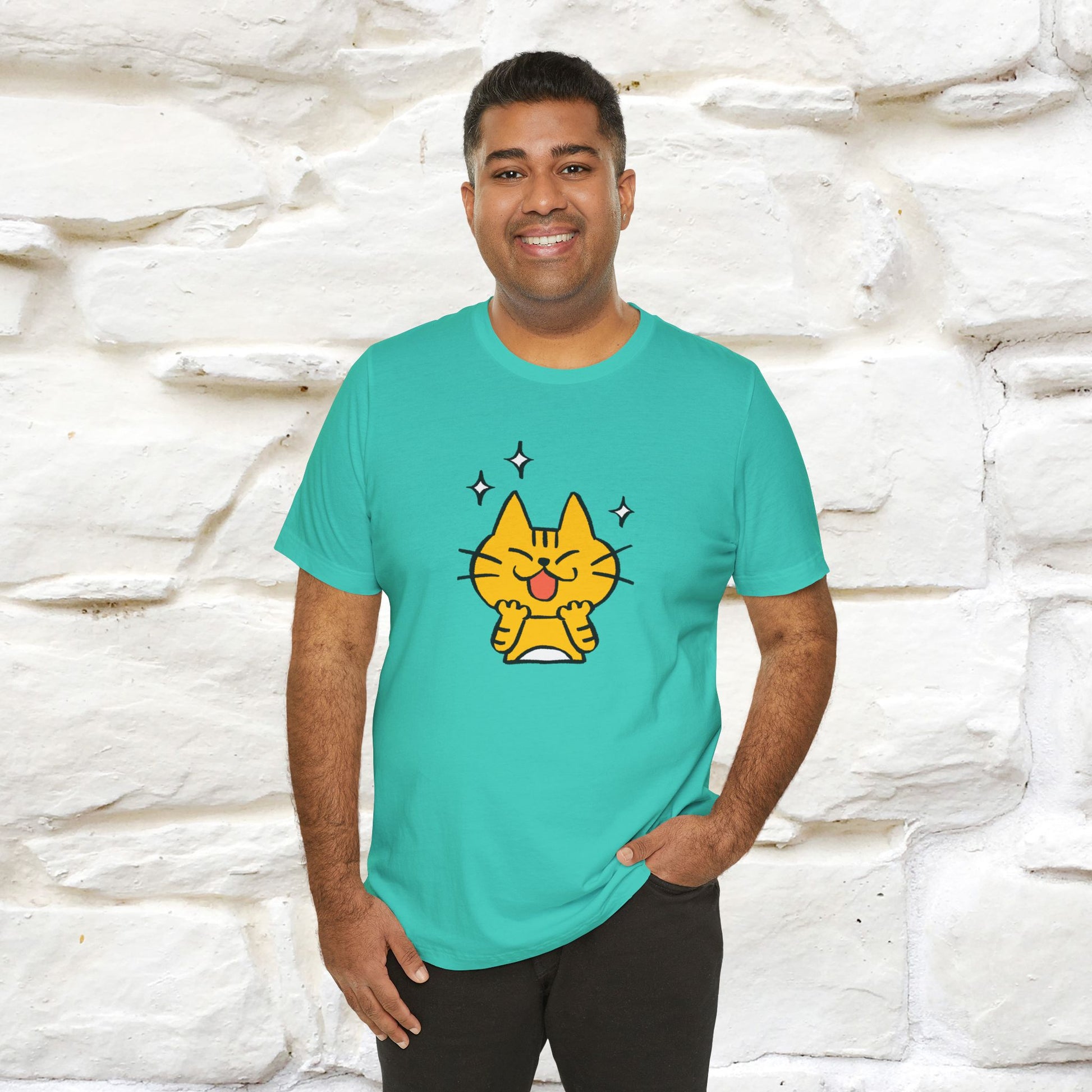 ""It's A Good Day" Cat T-Shirt| Front & Back Design | Nunu&Miao Studio - Nunu&Miao Studio
