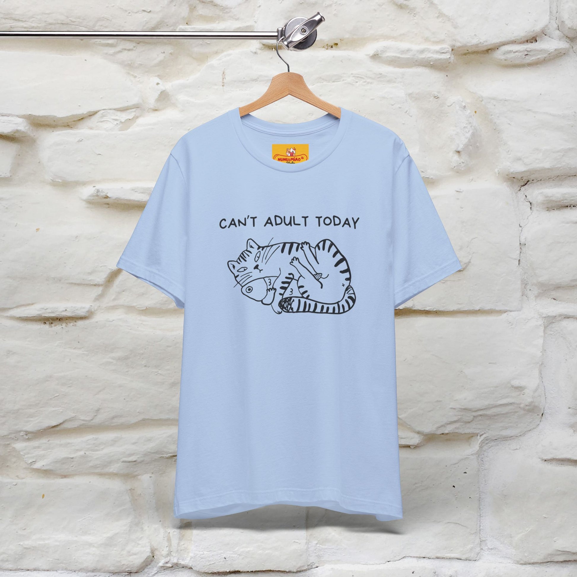 "Can't Adult Today" |Cat T-Shirt | Nunu&Miao Studio - Nunu&Miao Studio